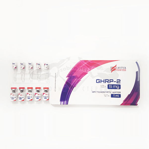 GHRP-2 (συμπεριλαμβανομένου του βακτηριοστατικού νερού) - 10 αμπούλες x 5 mg.
