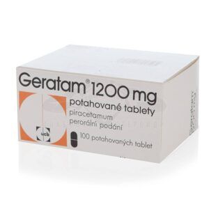 Piracetam (Γερατάμ) – 10 δισκία x 1200 mg. - Εικόνα 2