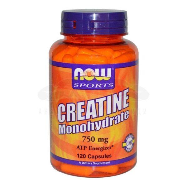 Μονοϋδρικό κρεατίνη 750 mg - 120 κάψουλες