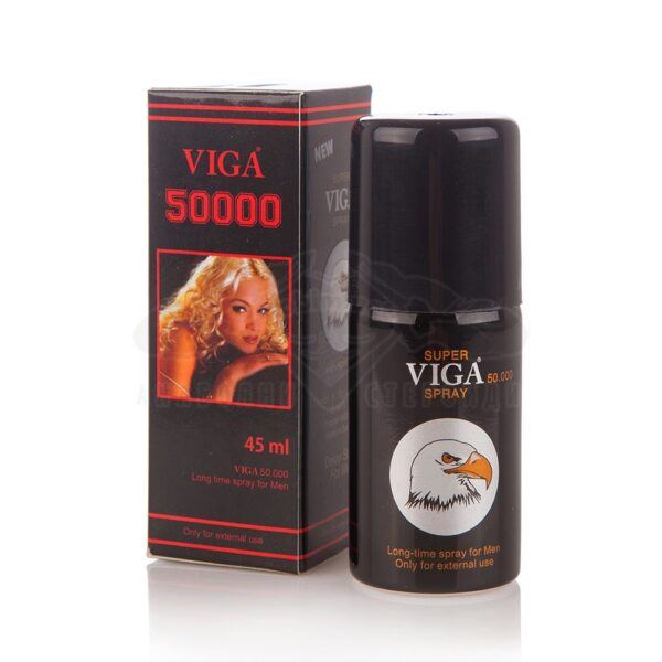 Σπρέι κράτησης Super Viga 50 000 - ΜΑΥΡΟ ΤΑΙΔΑ - 45 ml