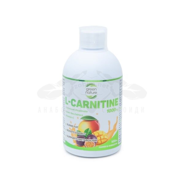 L-καρνιτίνη+ Πράσινο τσάι Mango &amp; Maracuya - 500 ml.