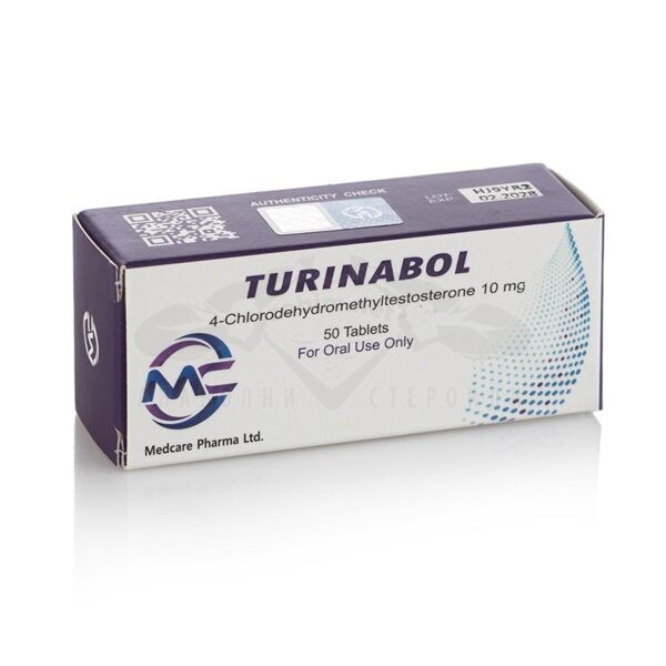 Turinabol (χλωροδεϋδρομεθυλοτεστοστερόνη) - 50 δισκία x 10 mg.