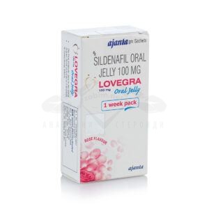 Lovegra (Sildenafil) Oral Jelly - 7 φακελάκια x 100 mg. - Εικόνα 2