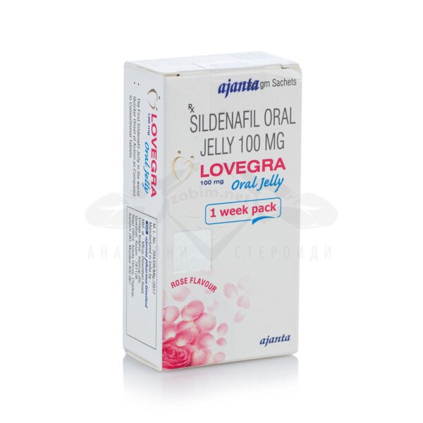 Lovegra (Sildenafil) Oral Jelly - 7 φακελάκια x 100 mg.