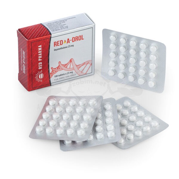 RED A-DROL (οξυμεθολόνη) - 100 δισκία x 25 mg.