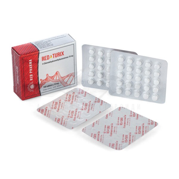 RED TURIX (4-Chlorodehydromethyltestosterone) - 100 δισκία x 10 mg.