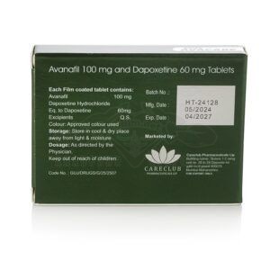 Super Avacare 160 (αβαναφίλη 100 mg. και δαποξετίνη 60 mg.) - 4 ταμπλέτες x 160 mg. - Εικόνα 2