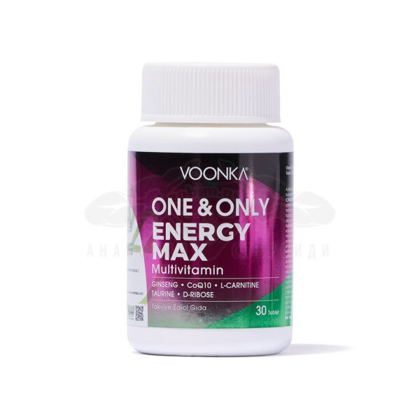 Voonka One &amp; Only Energy Max - 30 ταμπλέτες.