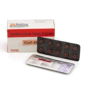 Clofi-50 (Indian pharmaceutical clomiphene) – 10 tabl. x 50 mg.
