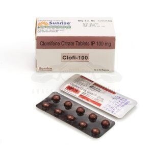 Clofi-100 (Indian pharmaceutical clomiphene) – 10 tabl. x 100 mg.