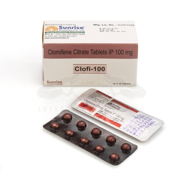 Clofi-100 (Indian pharmaceutical clomiphene) – 10 δισκία x 100 mg.