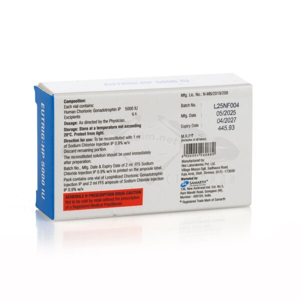 Chorionic Gonadotropin (pharmaceutical Indian Pregnyl) - 5000 IU