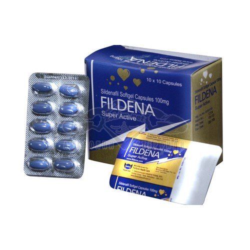 Fildena Super Active (Sildenafil) - 10 κάψουλες х 100 mg.