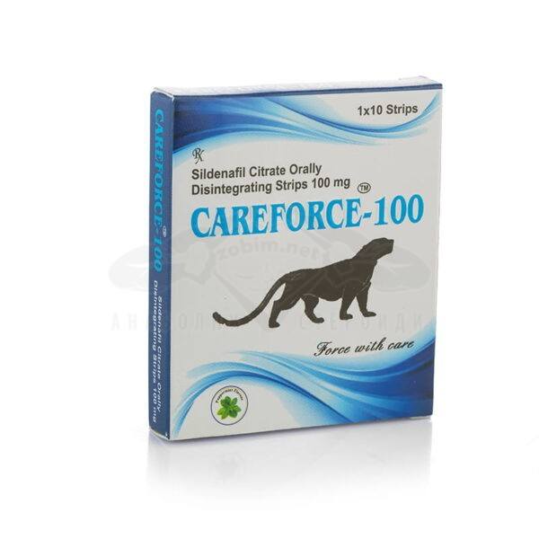 CareForce ODS 100 – Sildenafil Oral Strips  - 10 x 100 mg.